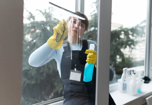 Nettoyage de vitres intérieures et extérieures aux Ternes